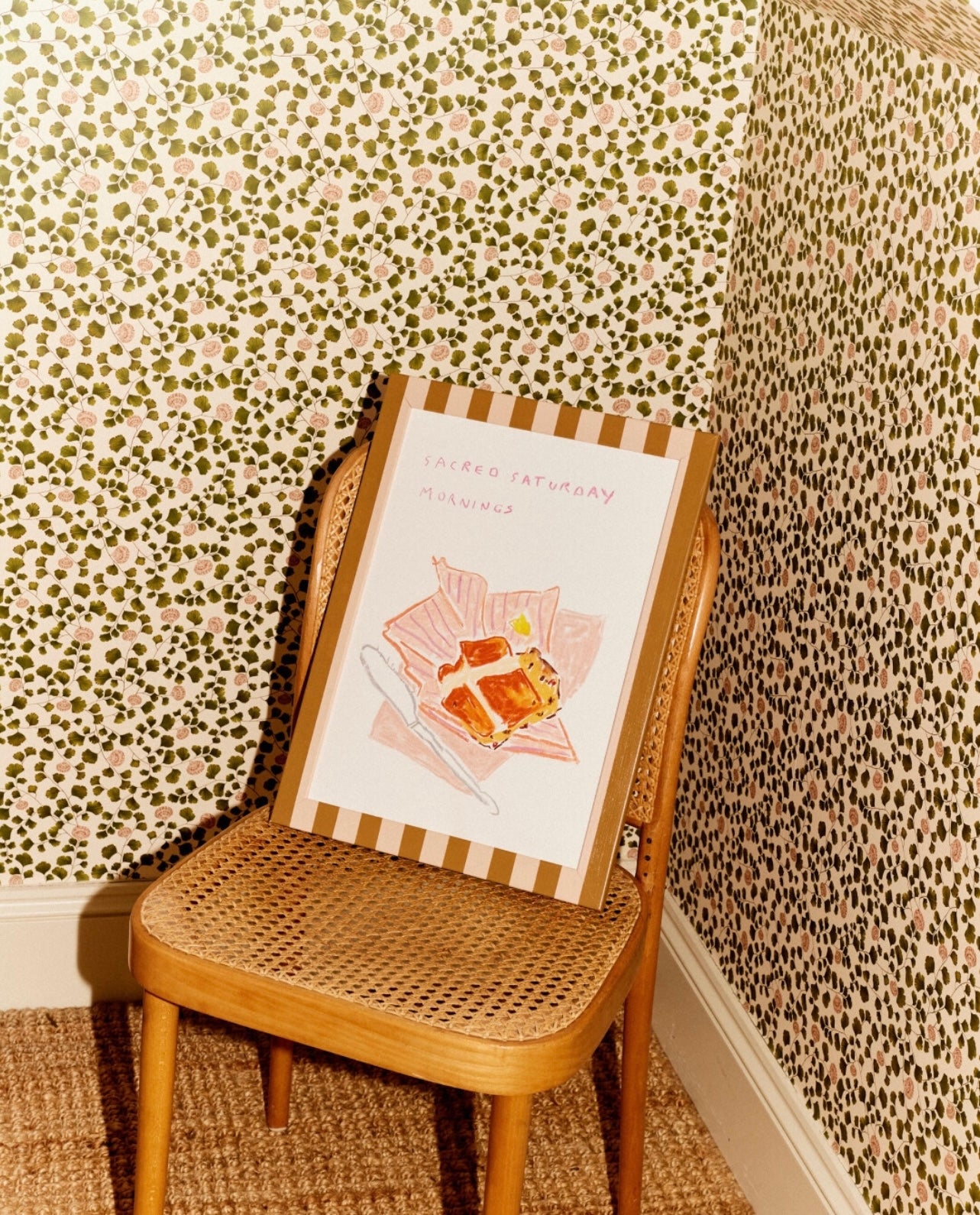 SHELL & MUSTARD CANDY CANE