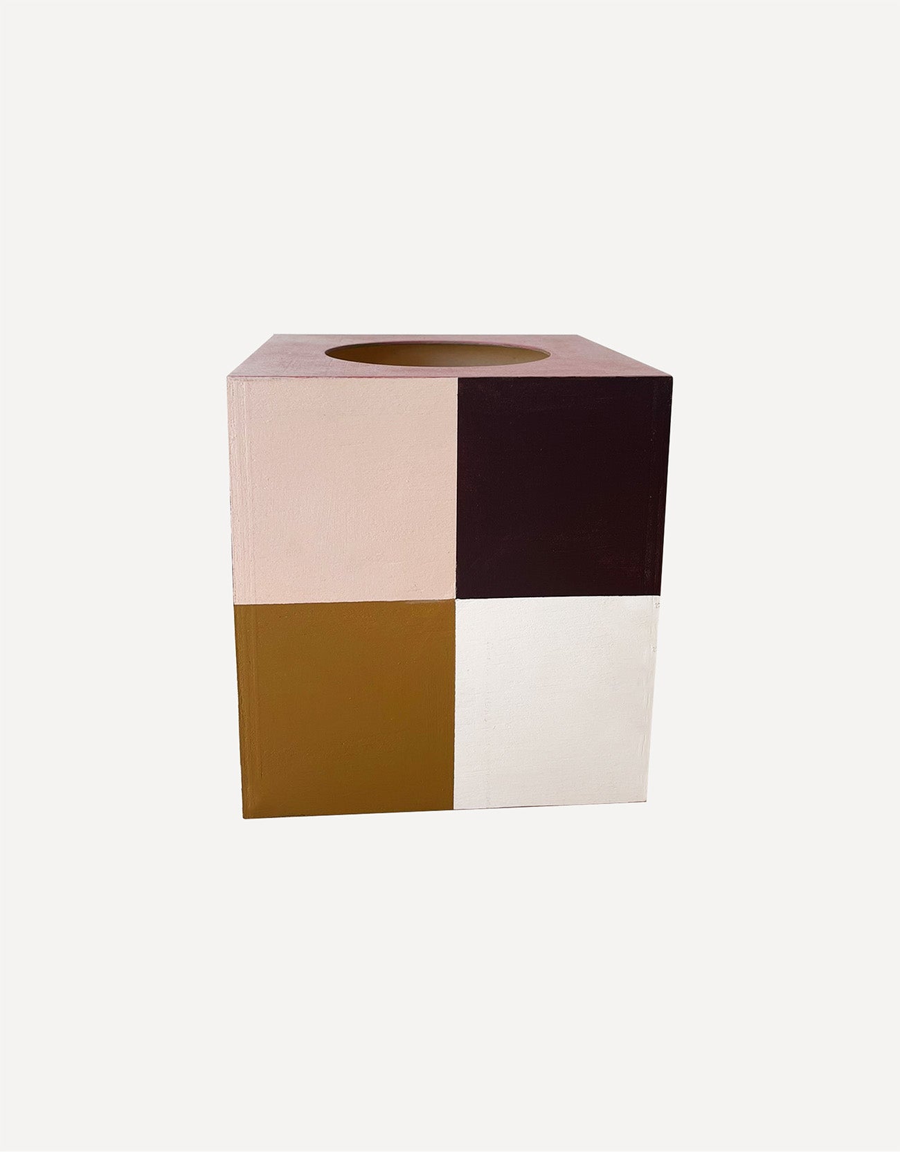 POSEY WOODEN TISSUE BOX