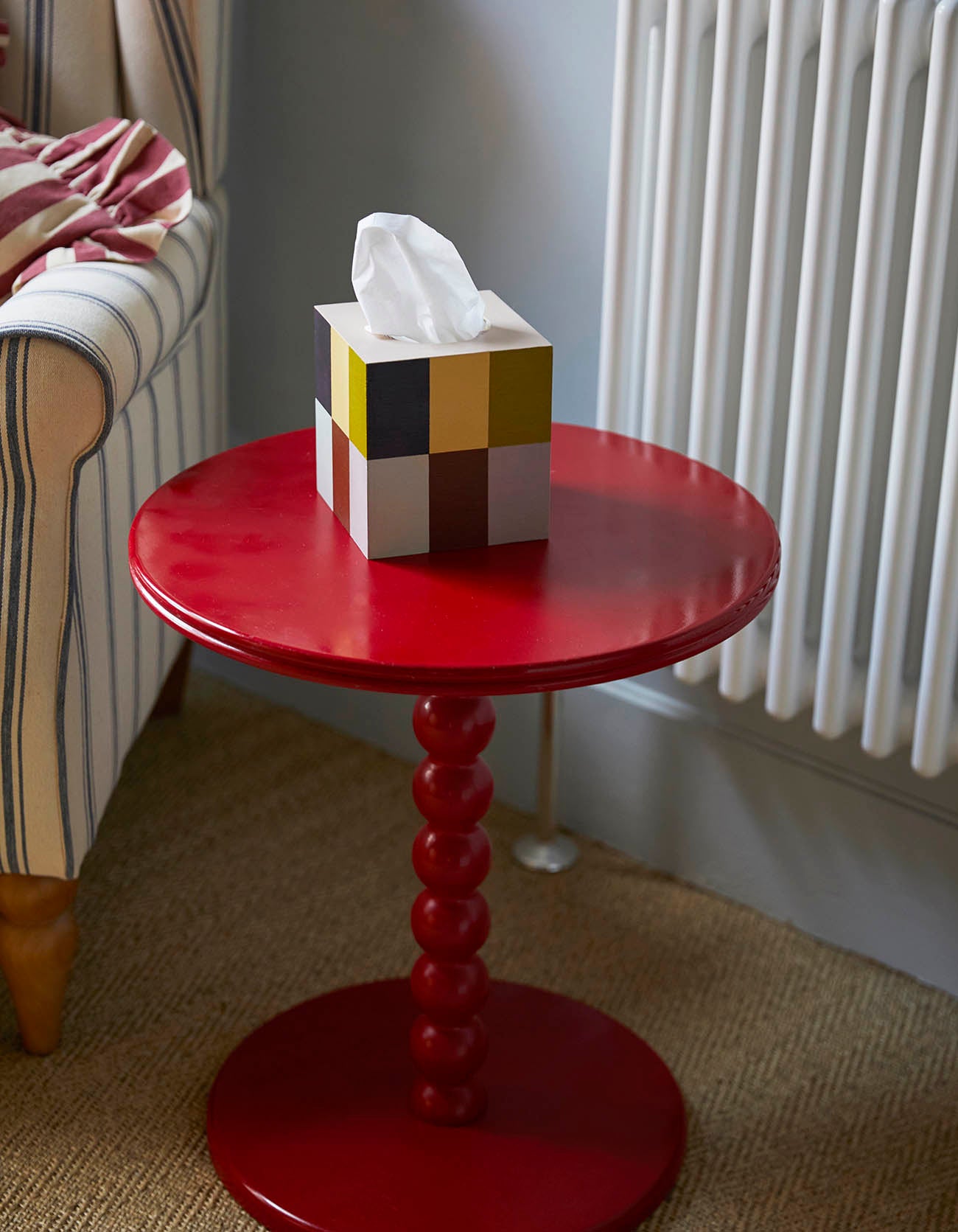 RAINBOW WOODEN TISSUE BOX